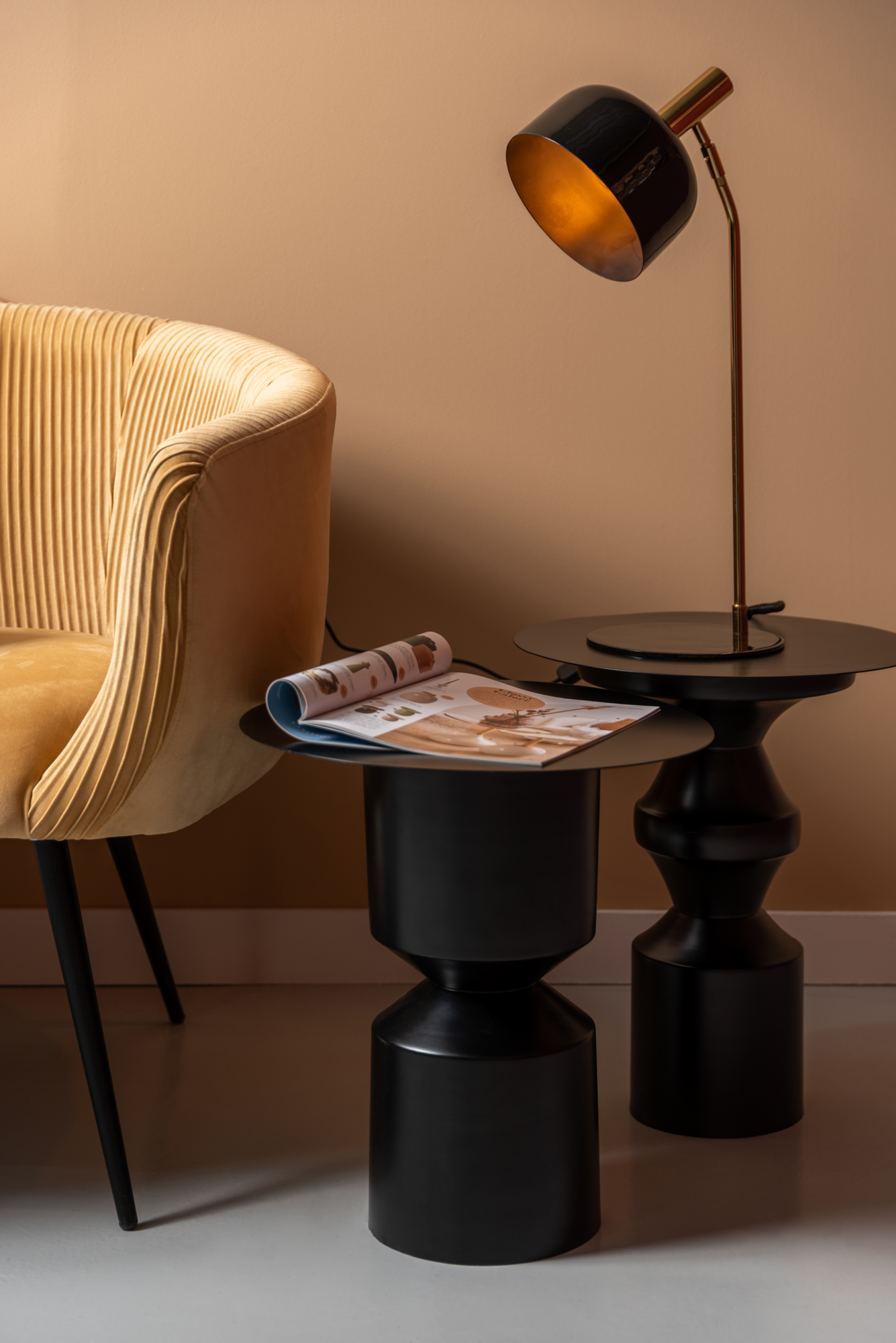 Table lamp Smart enamel black