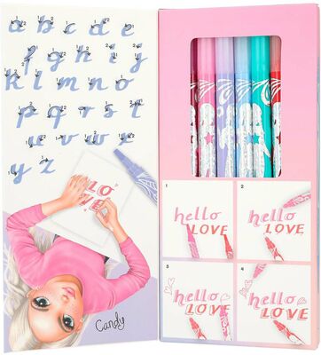 TOPModel Skrivesett 8-pack, Calligraphy & Fineliner