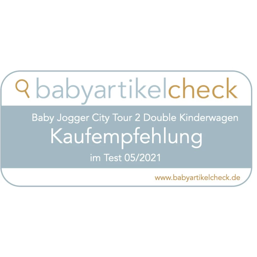 baby jogger Zwillingswagen City Tour 2 Double Pitch Black