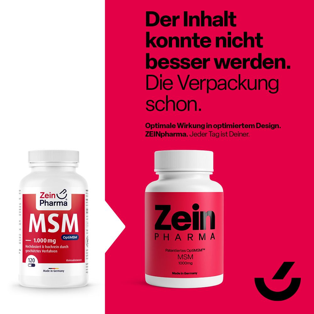 ZeinPharma® Opti MSM Kapseln 1000 mg
