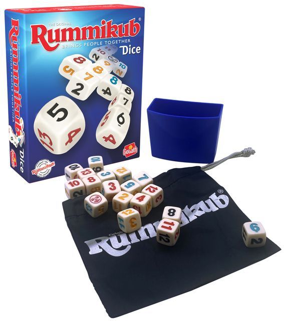 Rummikub - Dice - Cijferspel - Multikleur - Kunststof - Voor 2 tot 4 Spelers