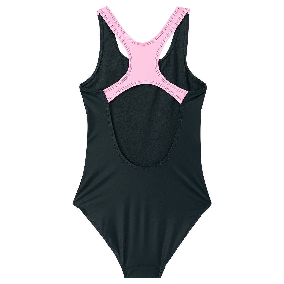 Mädchen Badeanzug schwarz / rosa