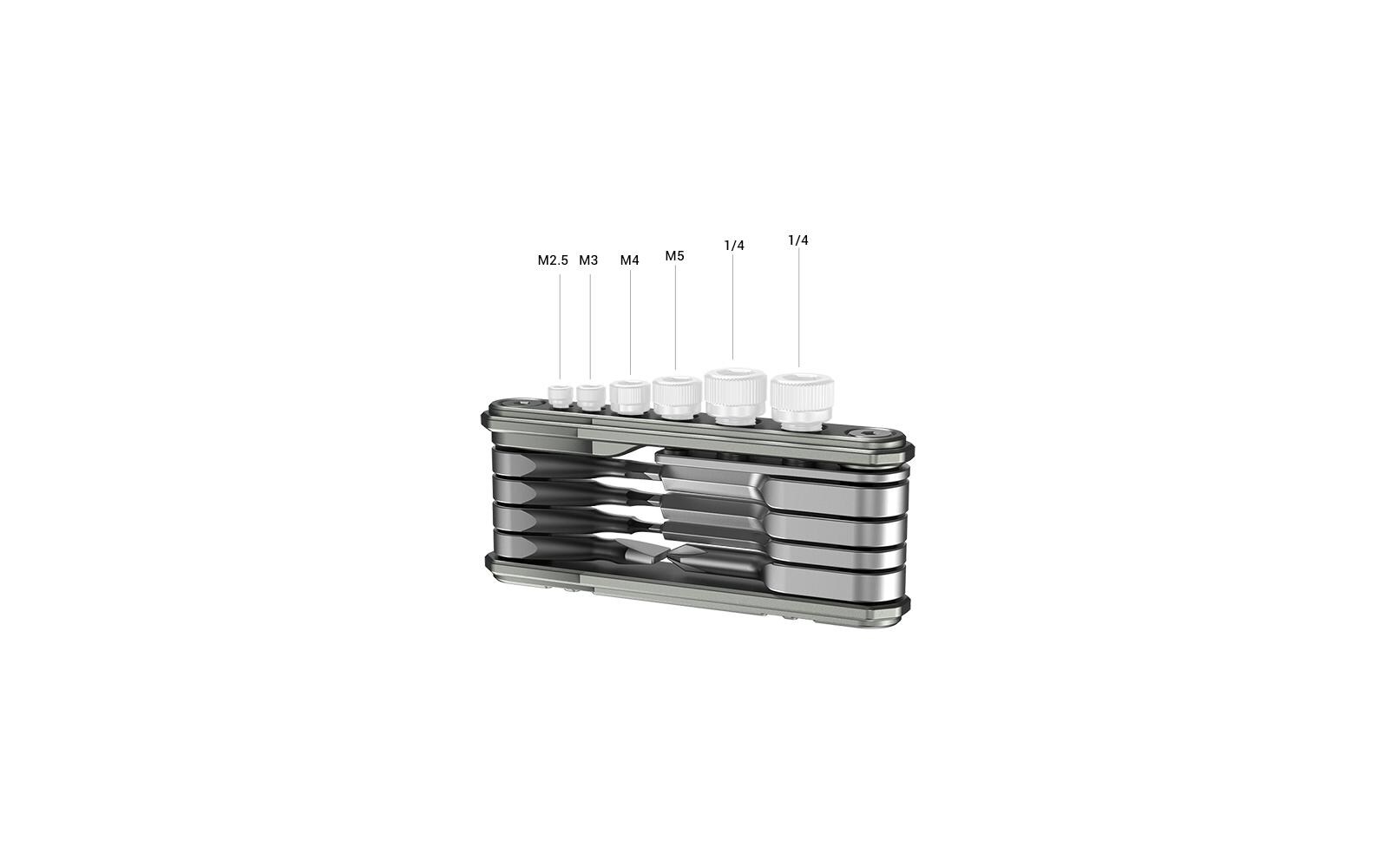 Universal 9 in 1 Mulit-Tool Kit9-in-1 faltbares Multitool-Kit für Videofilmer