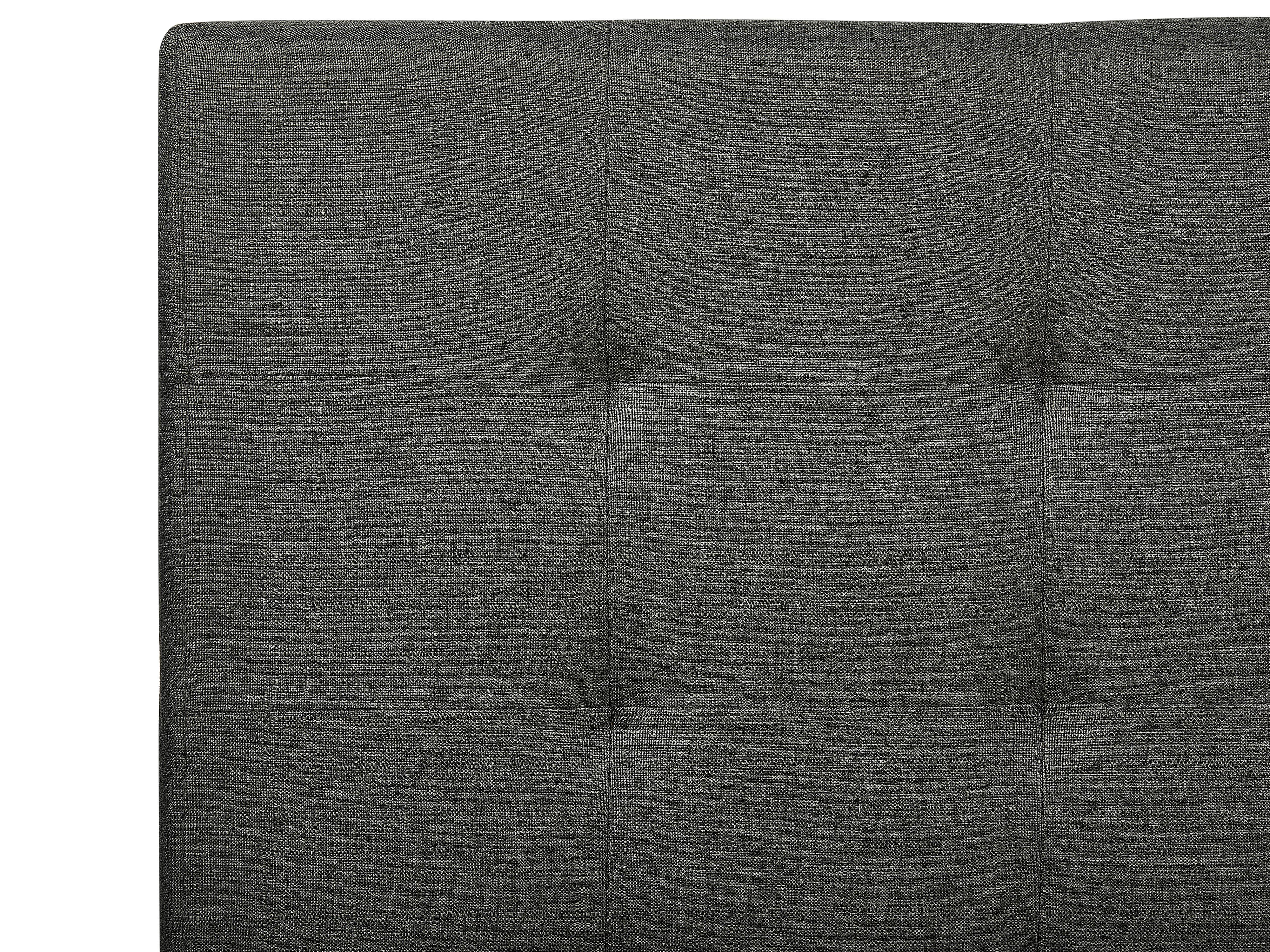 Bed Stof LA ROCHELLE 180 x 200 cm Donkergrijs