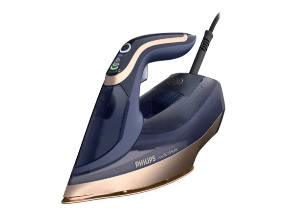 Philips Azur 8000 Series DST8050 - Dampstrygejern med automatisk afbrydelse - såleplade: SteamGlide Elite - 3000 W - mørkeblå