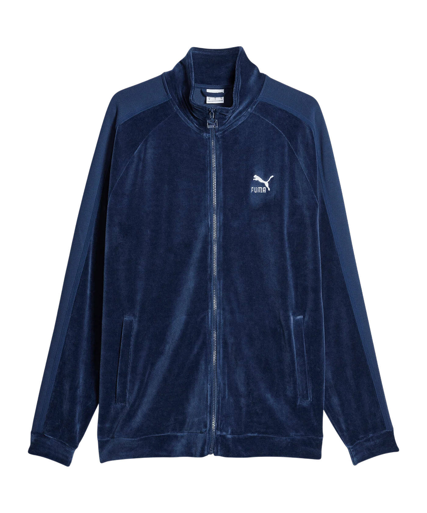 PUMA T7 Velour Track Jacke Blau F15