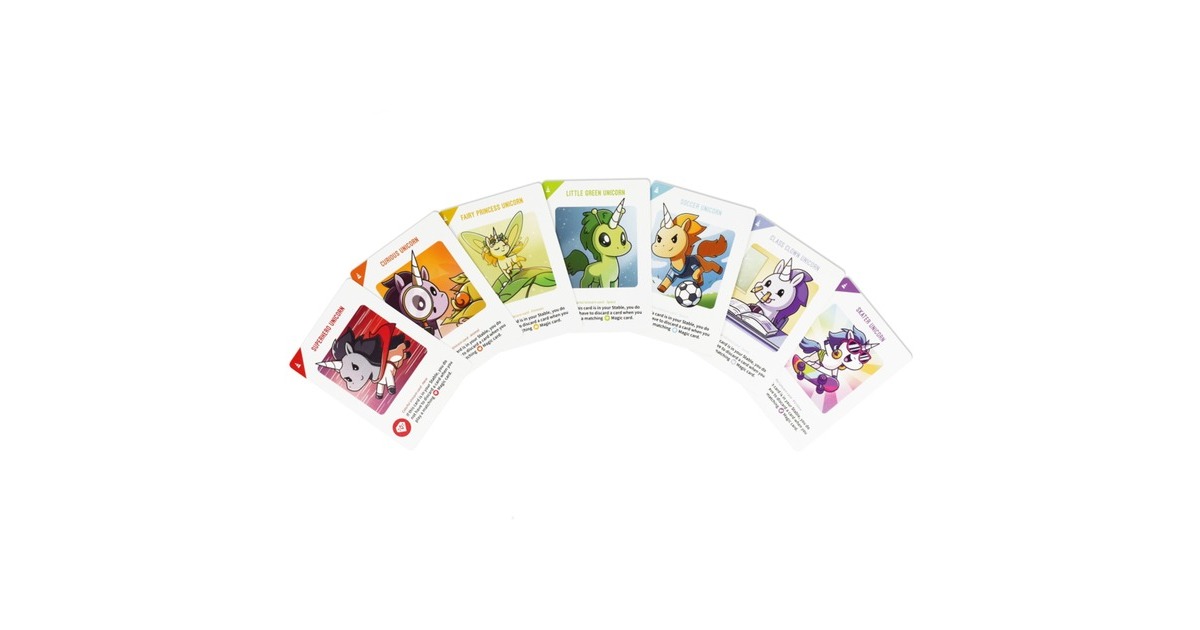 AsmodeeUnstable Unicorns: Kids Edition Kaartspel  (Engels, 2 - 6 spelers, 15 - 45 minuten, Vanaf 6 jaar)