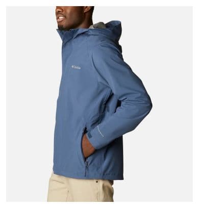 Veste Imperméable Columbia Earth Explorer Bleu Homme