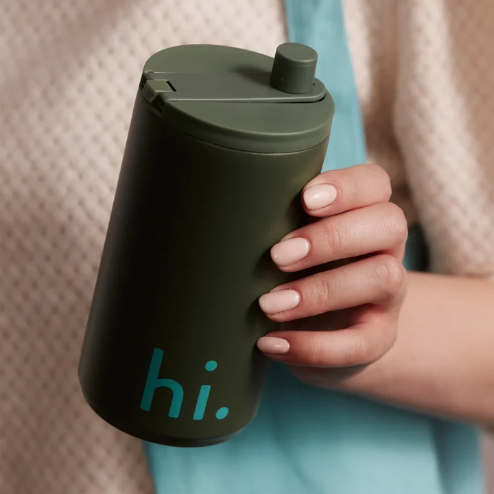 Design Letters - Hi Travel Becher, 0.35 l, pastel beige