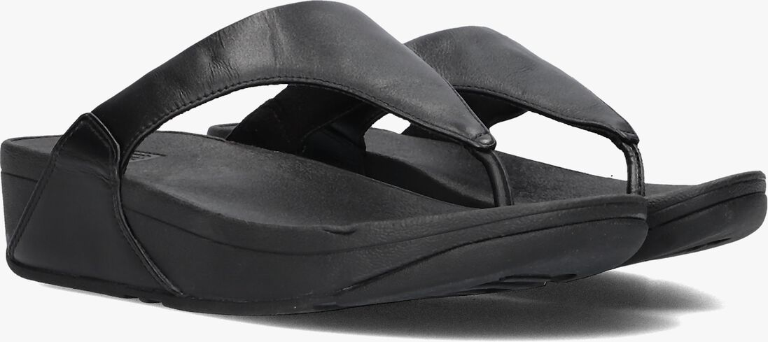 FITFLOP zwarte fitflop teenslippers lulu leather