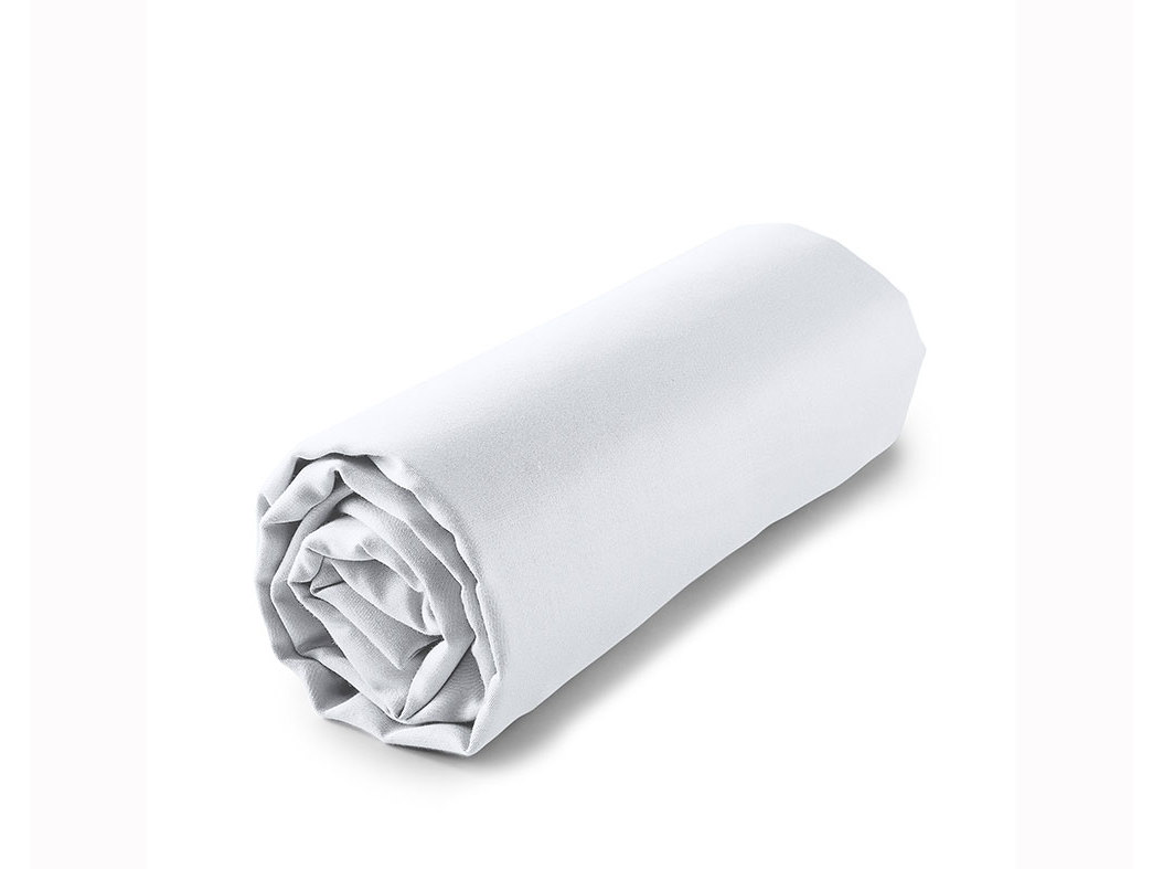 LENÇOL DE BAIXO ACTUEL POLIESTER RECICLADO BRANCO 180X200CM
