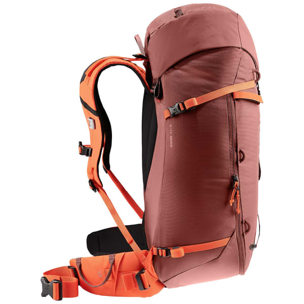 Sac à dos alpinisme DEUTER GUIDE 34+8 REDWOOD-PAPAYA