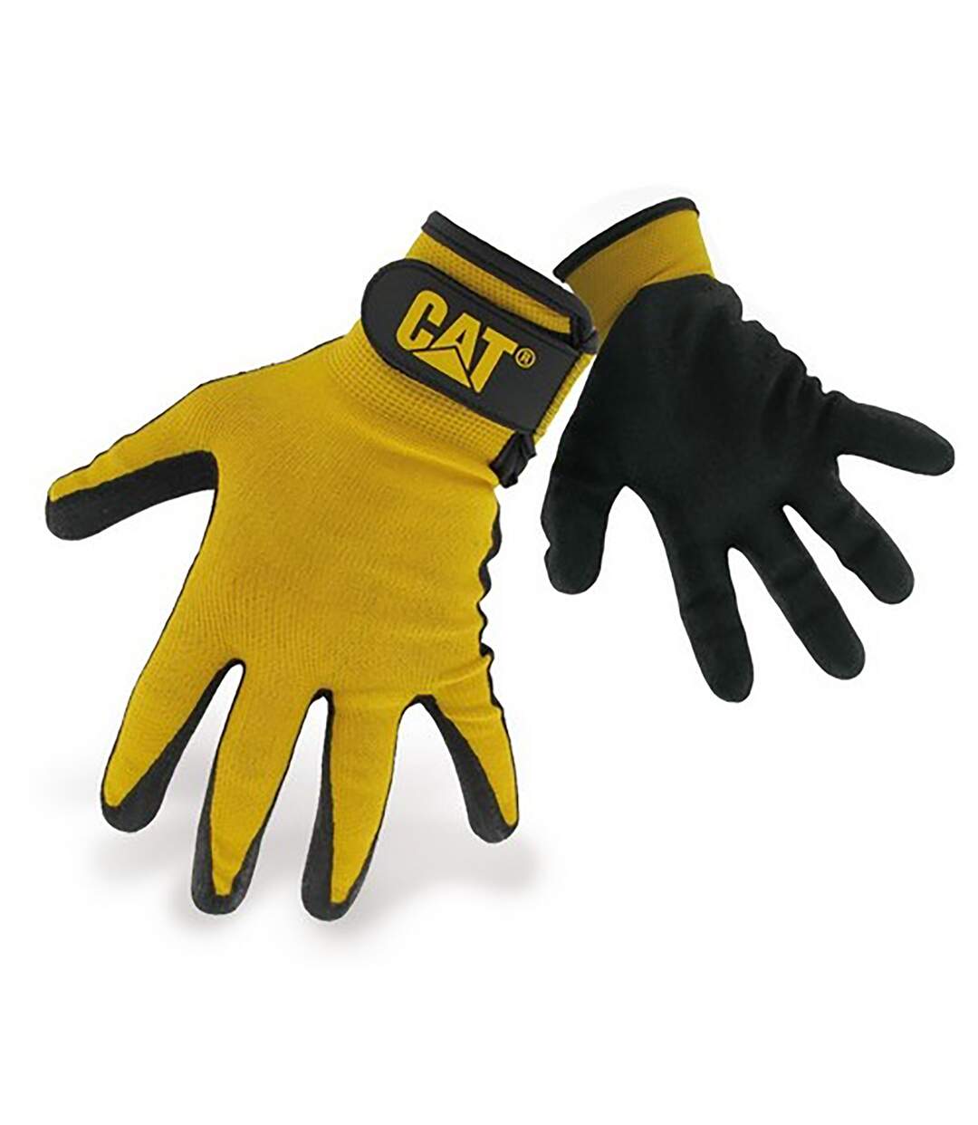 Caterpillar 17416 - Gants en nylon recouverts de nitrile - Homme (Noir) - UTFS1278