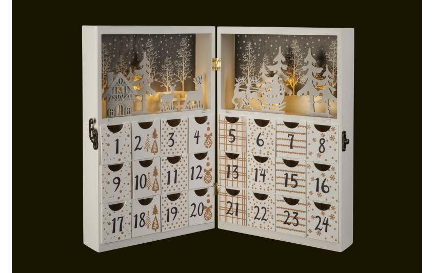 Adventskalender-Zahlen XMAS ReindeerLED Adventskalender
