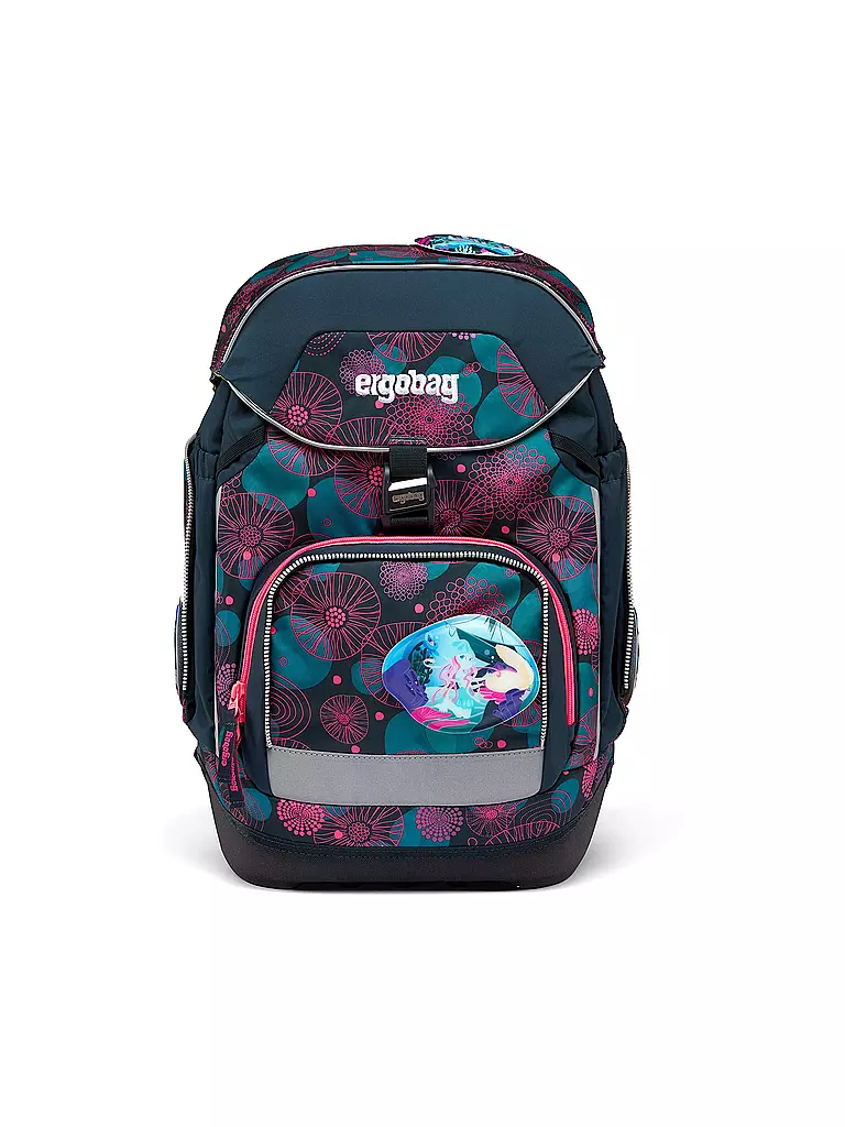 ERGOBAG Schultaschen Set 6tlg PACK - KorallBär  dunkelblau