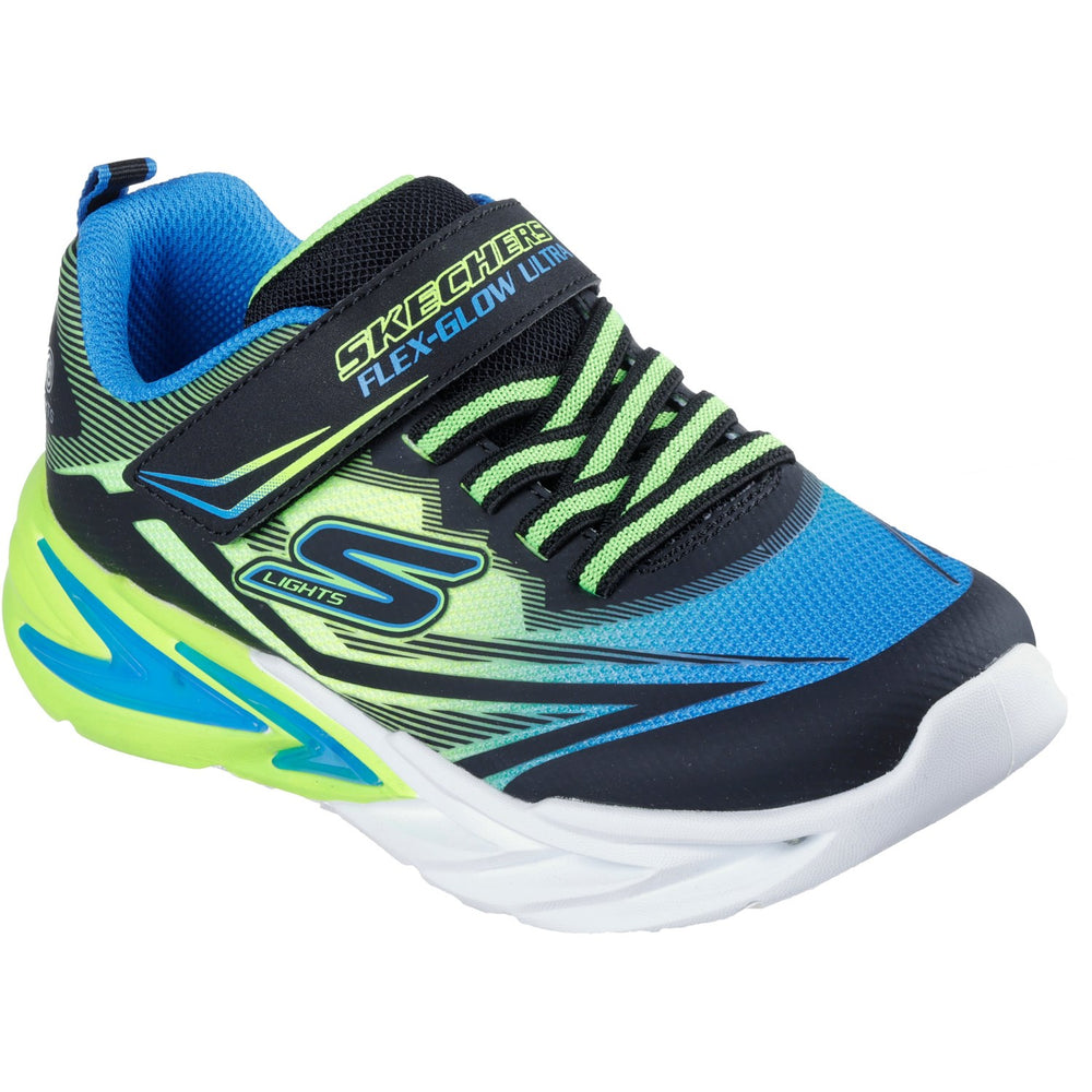 Køb Skechers Black Flex-Glow Ultra