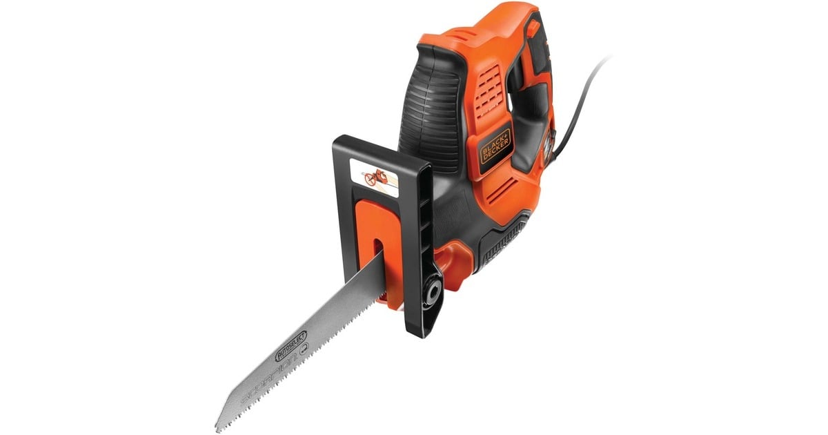BLACK+DECKER500W Scorpion Multizaag met AutoSelect technologie RS890K-QS reciprozaag  (Oranje/zwart)