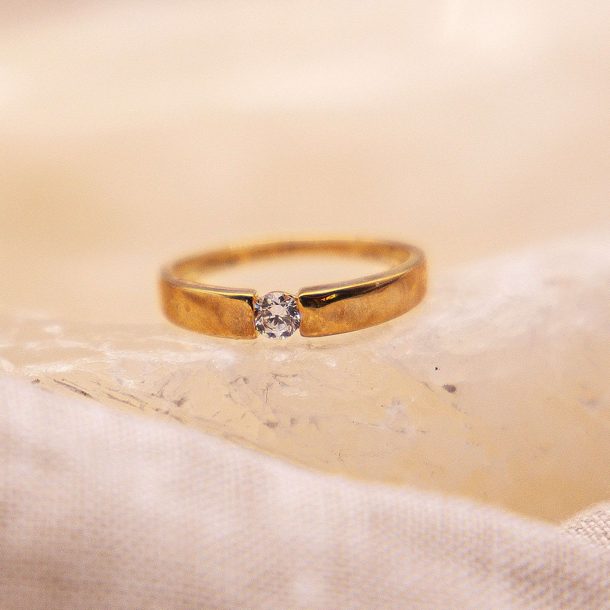 Fascination by Ellen K. Ring Gold 375 mit Zirkonia weiß