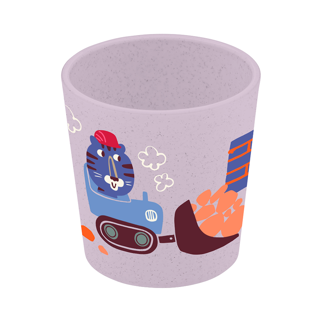 Koziol Connect Cup S Becher 190 ml organic grey trucks