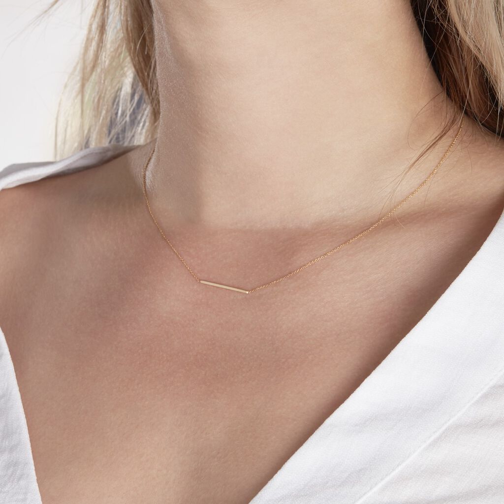 Collier Chloee Or Jaune