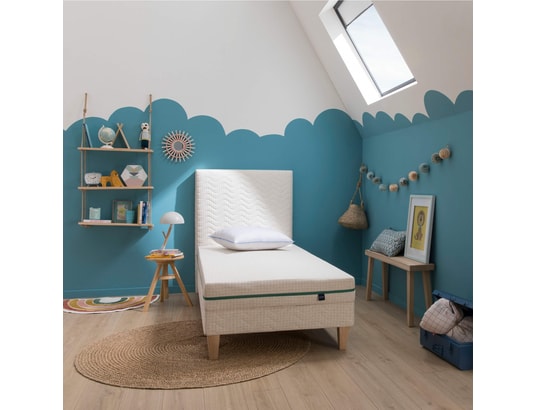 SOMEO - Protège matelas Housse naturelle de remplacement pour matelas junior aube 2...
