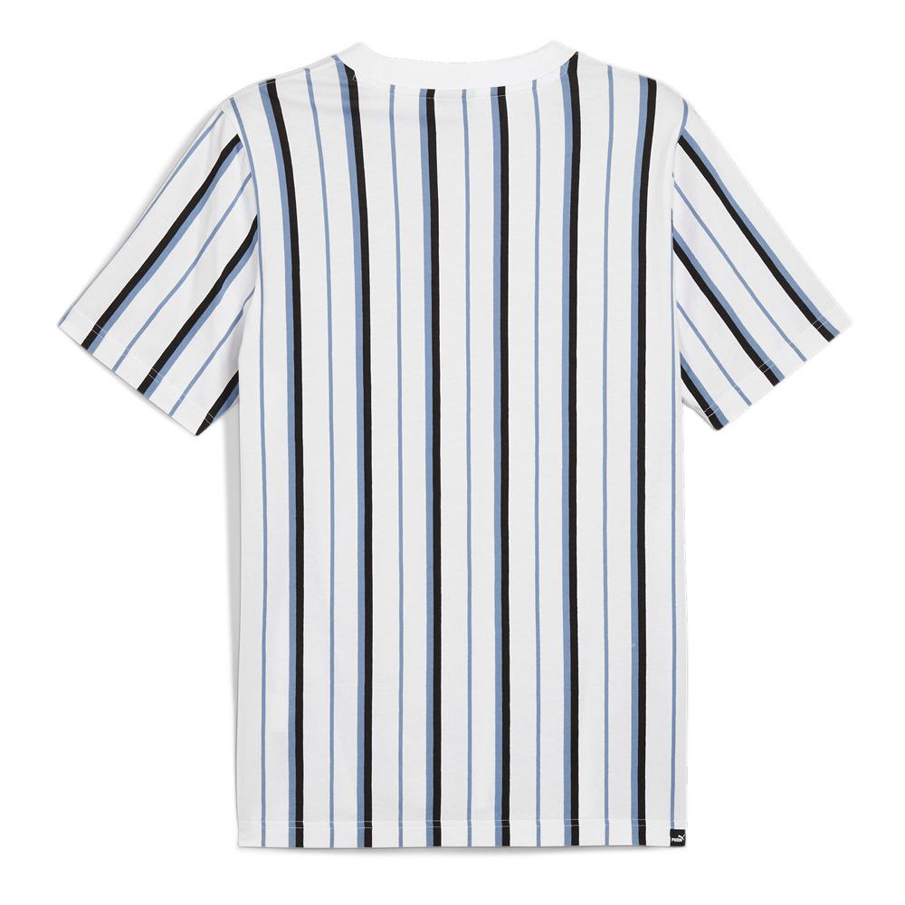 Puma T-shirt Blanc/Bleu/Noir Homme Puma Squad Aop