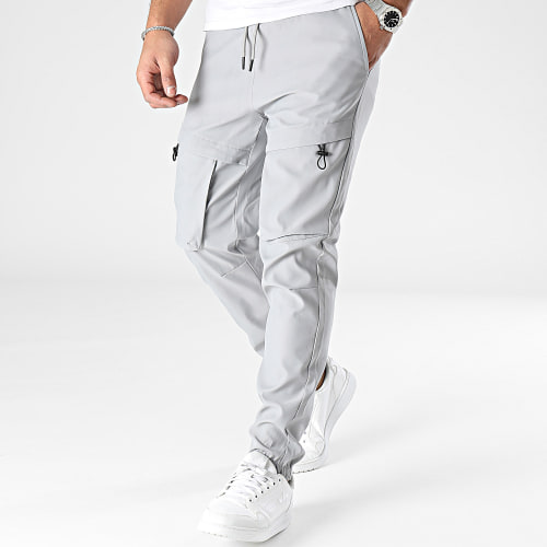 Pantalon Cargo Gris