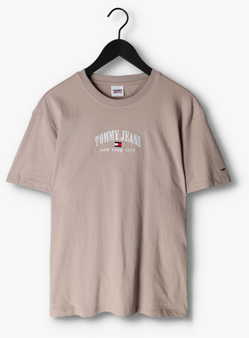 TOMMY JEANS beige tommy jeans t-shirt tjm clsc small varsity tee