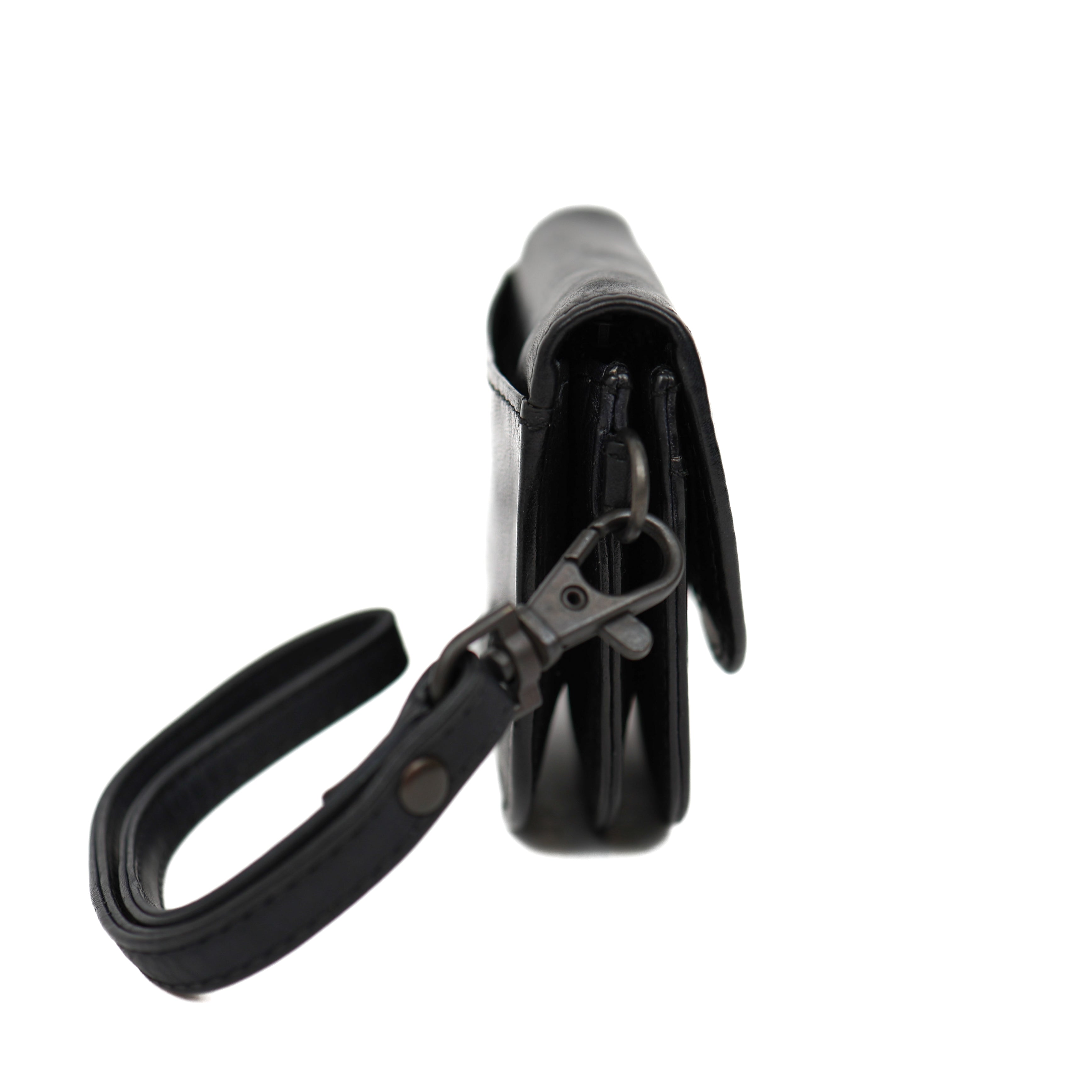 Portemonneetje met polsband 'Eva' zwart Black
