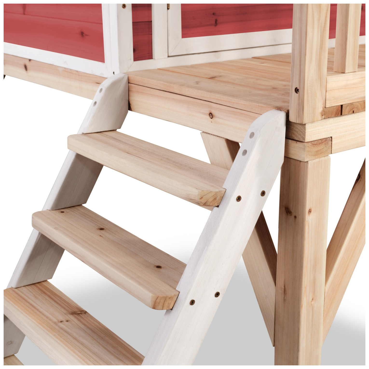 EXIT Loft 350 houten speelhuis - rood