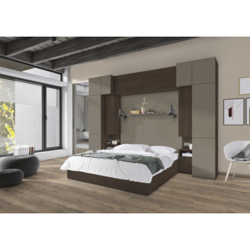Meubelpaneel marone eiken ABS 240x30 cm 18 mm