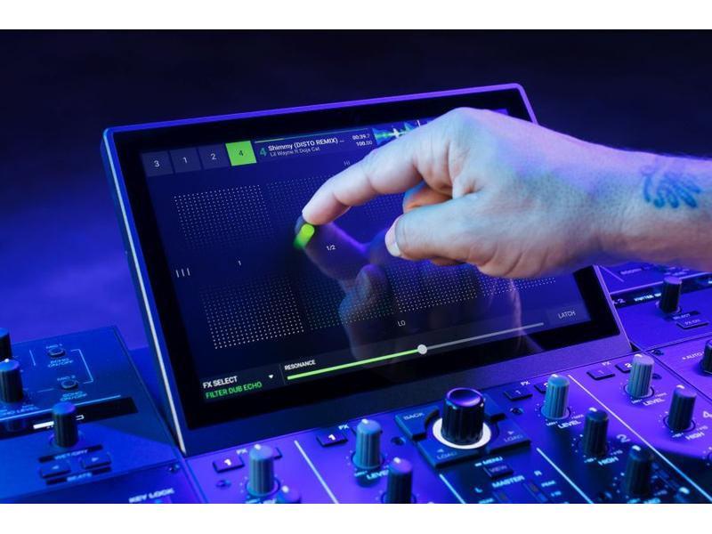 Denon DJ DJ-Controller Prime 4 4-Deck Standalone-DJ-Controller mit Stems