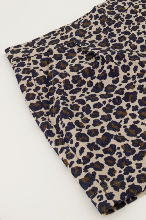 Panterprint korte broek