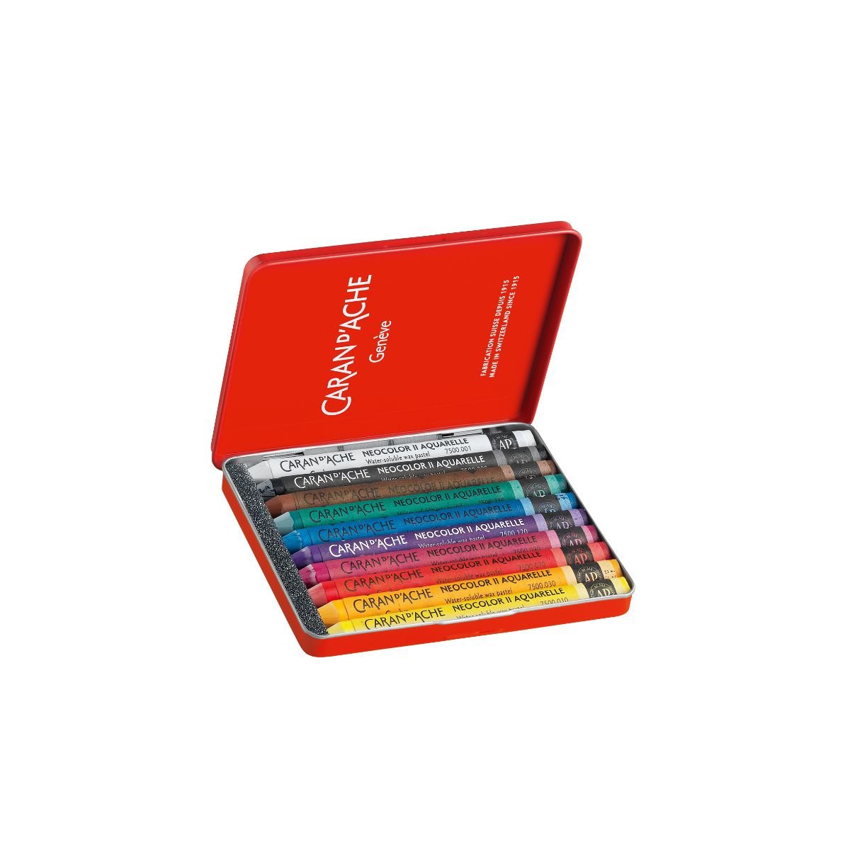 Caran D'Ache Assorted Colour Pastels Set of 10