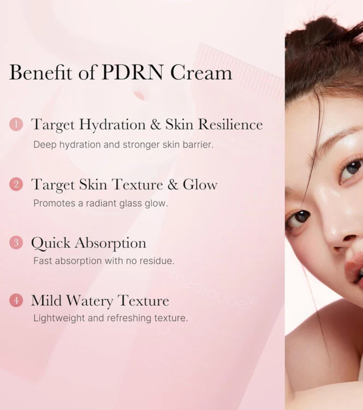 Medicube - *PDRN Pink* - Creme facial hidratante Hyaluronic Moisturizing