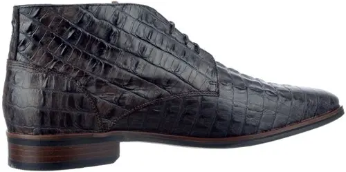 Albardon Berkelmans grijs/bruin croco combi - maat 47 veterboot grijs/bruin croco combi - maat 47 Calandschoen