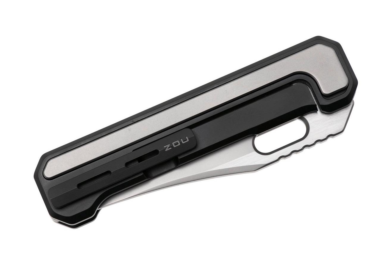 NOC Knives MT-30 MT-3008 Bead Blasted M390, Grey Titanium Inlays, zakmes