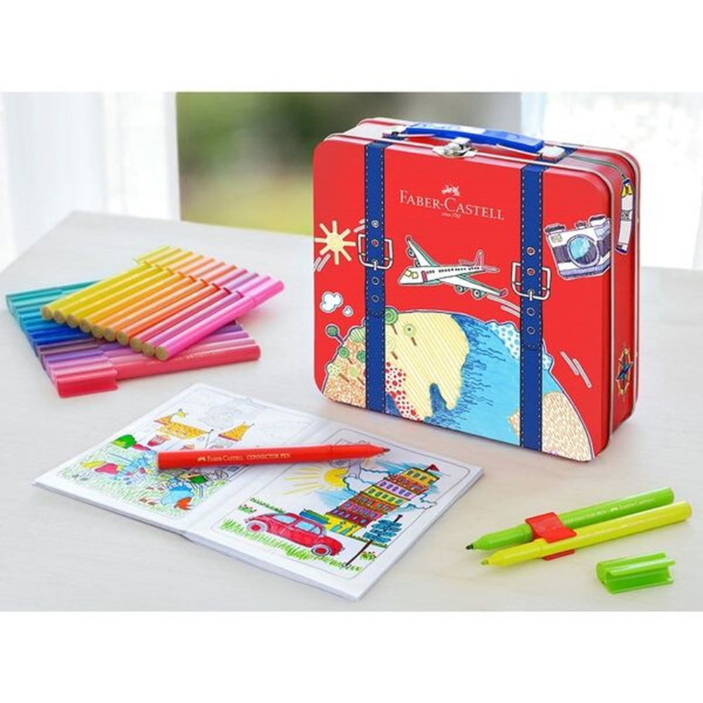 Køb Faber Castell Fibre-tip Tusser Connector Rejsekuffert | Luksusbaby