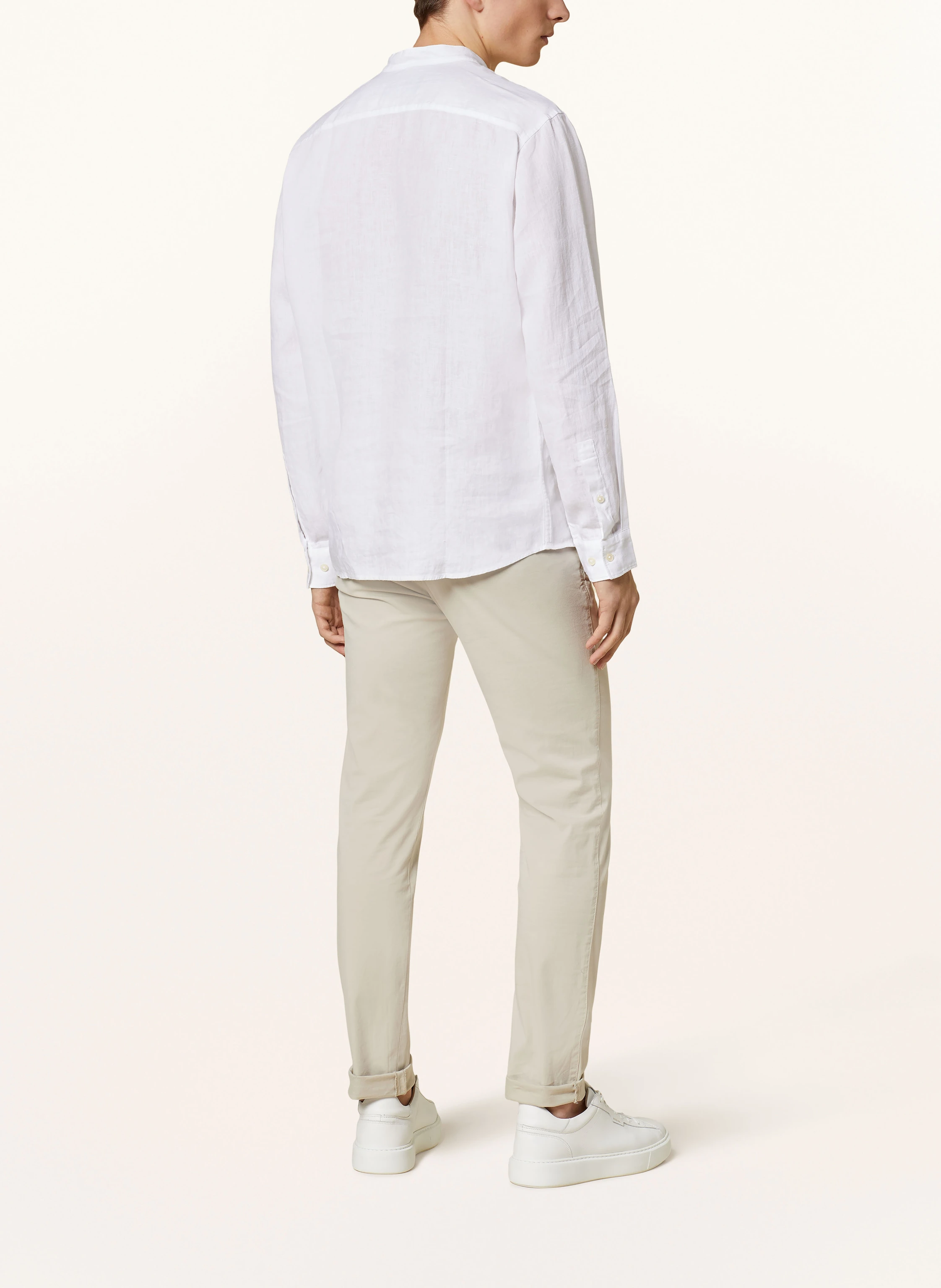 Marc O'Polo Leinenhemd Regular Fit mit Stehkragen