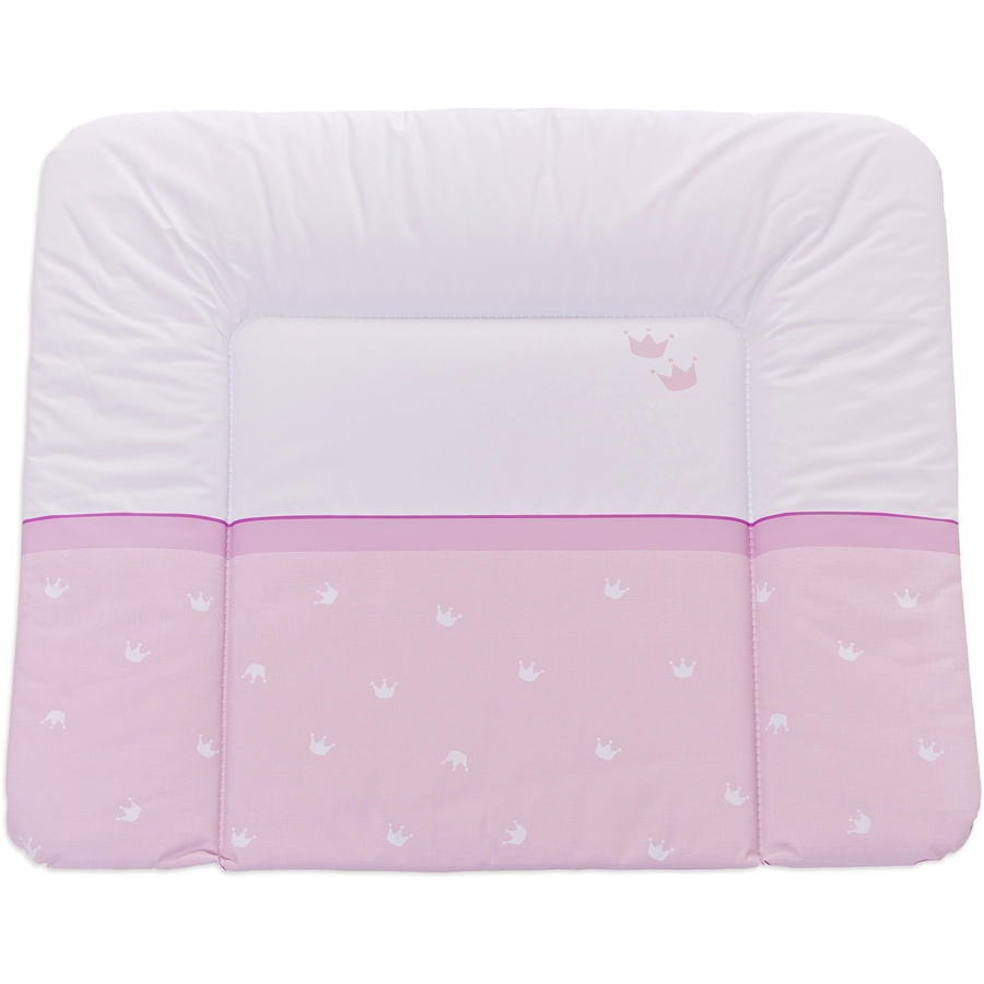 Träumeland Wickelauflage Krone rosa