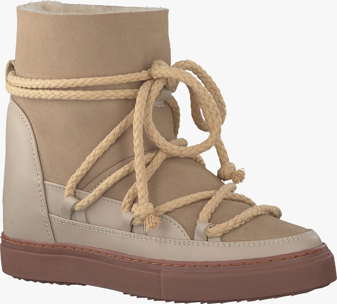 INUIKII beige inuikii enkelboots classic wedge