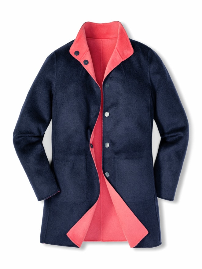 Double Face Wolljacke
