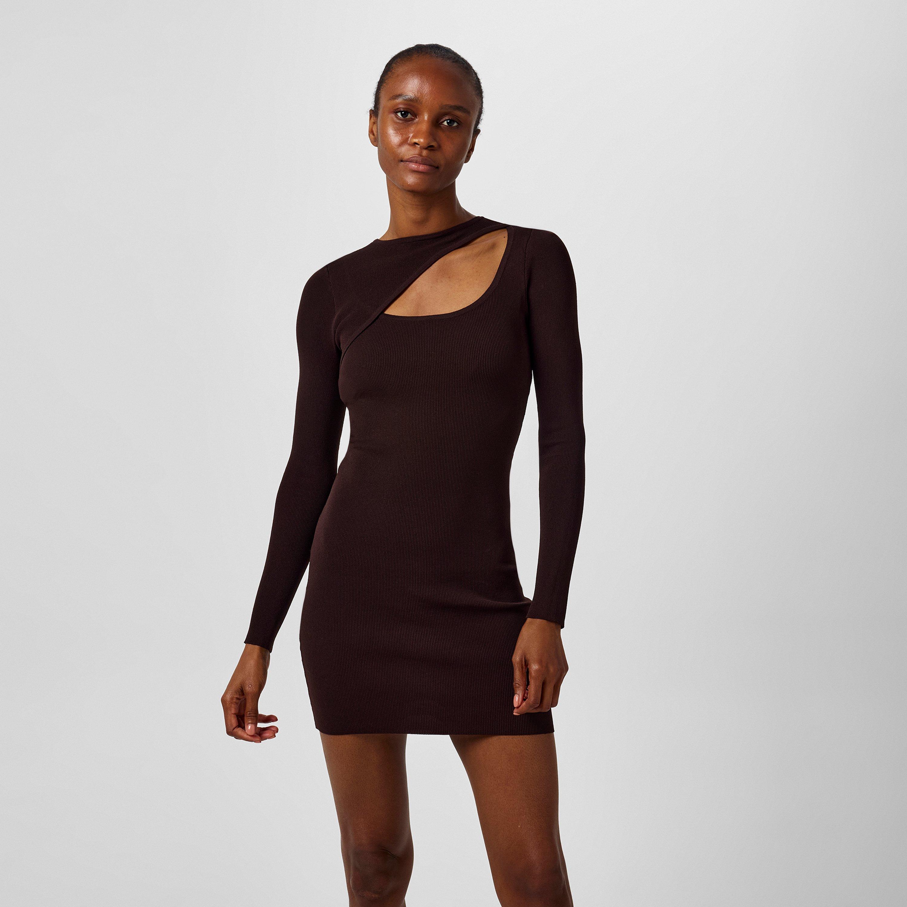 Jack Wills JW Cut Out Ribbed Mini Dress