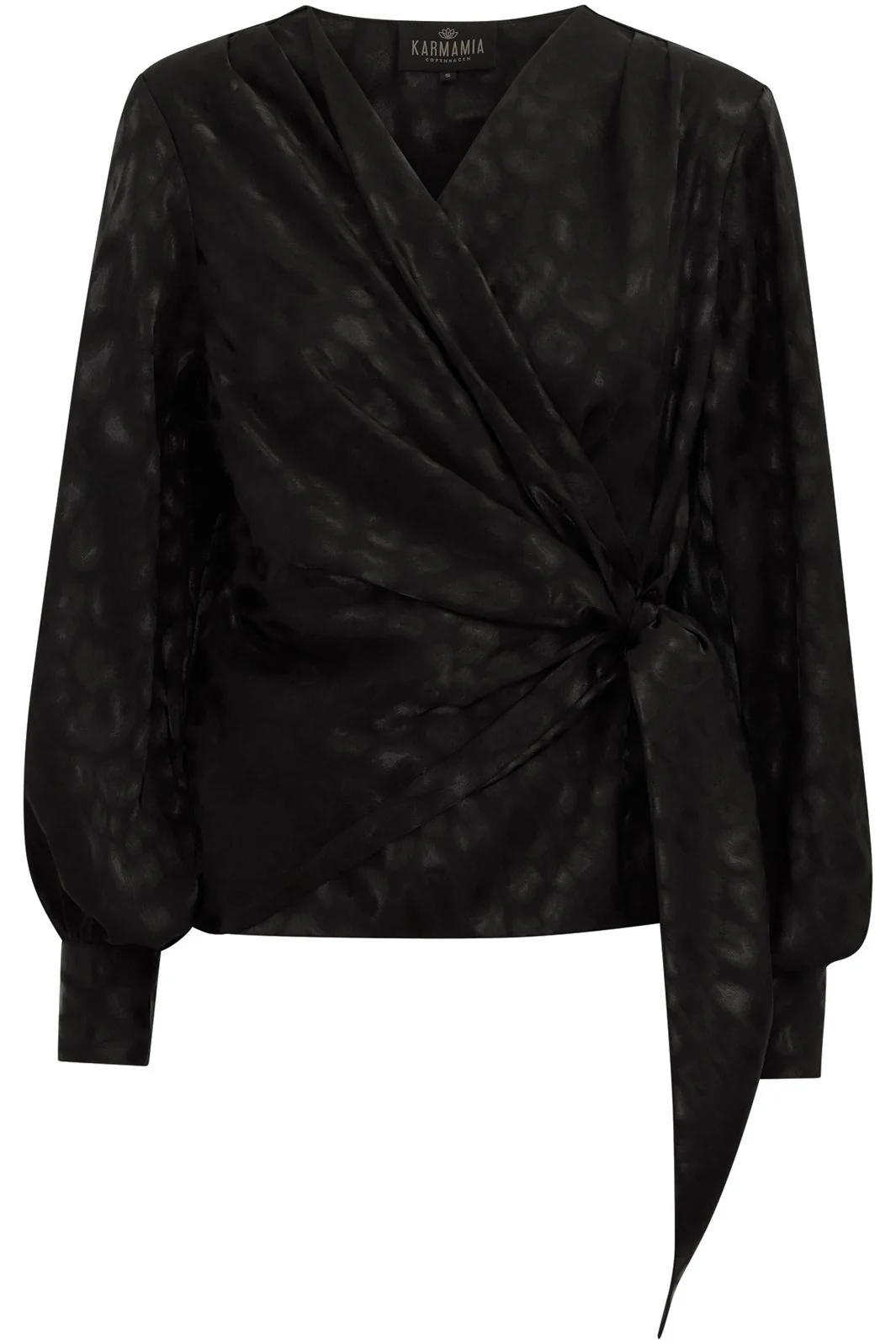 Karmamia Ines Blouse black leo jacquard