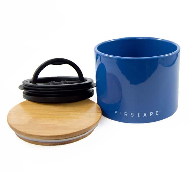 Boîte conservatrice céramique bleue 250g - Airscape