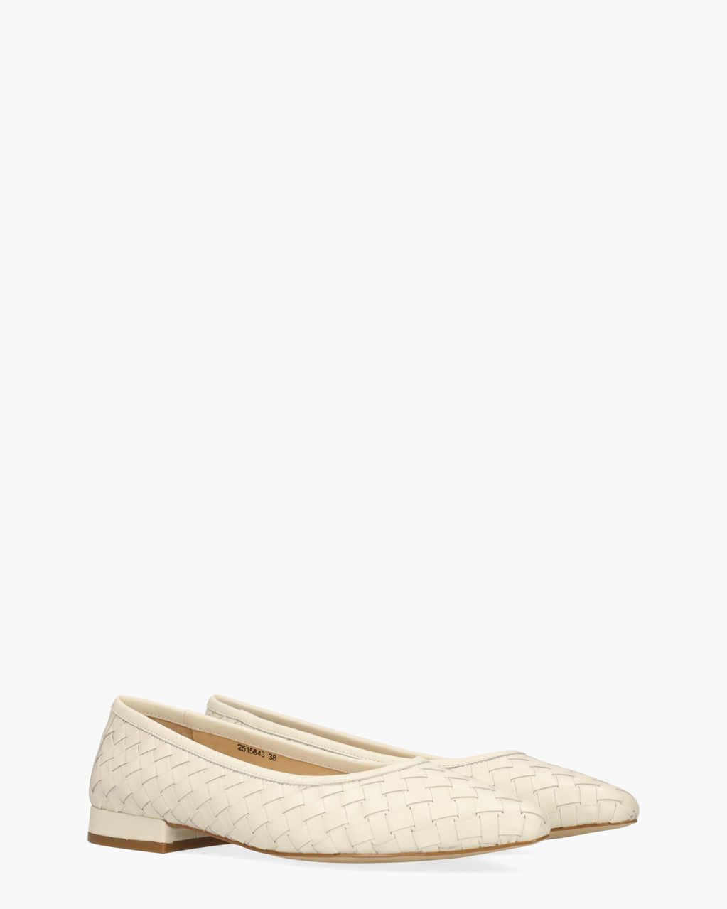 Di Lauro Wylony Off-White Damesballerina's