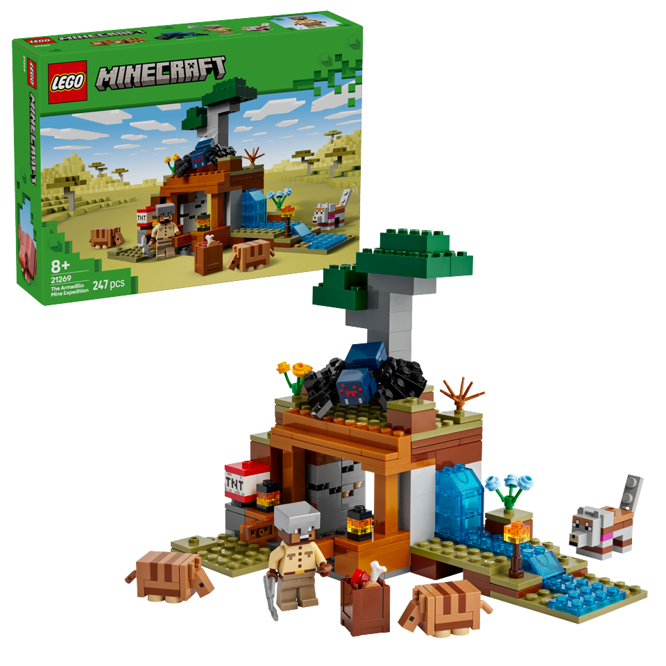 LEGO - Minecraft - Bæltedyrs-mineekspeditionen (21269)