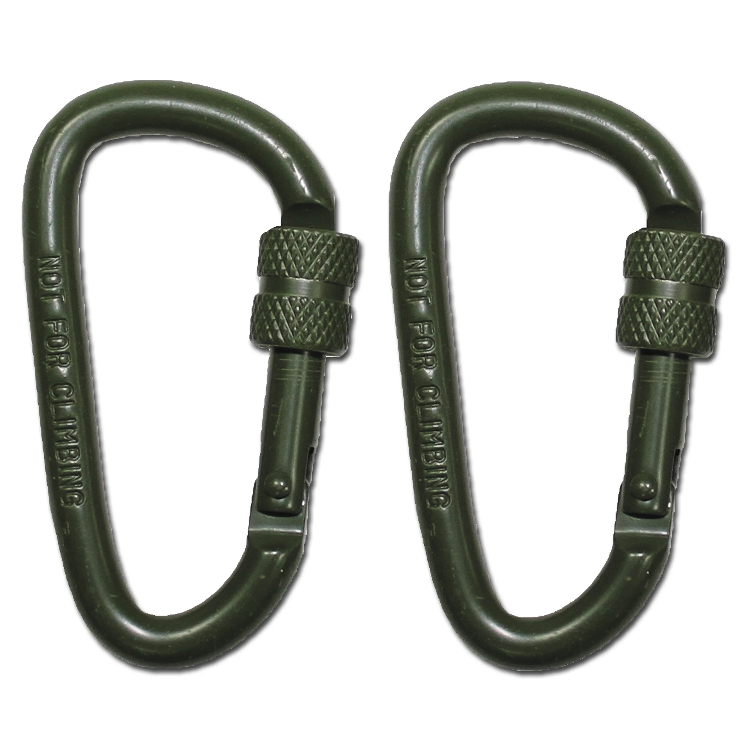 Mil-Tec -  Karabiner Schraubverschluss 2er Set