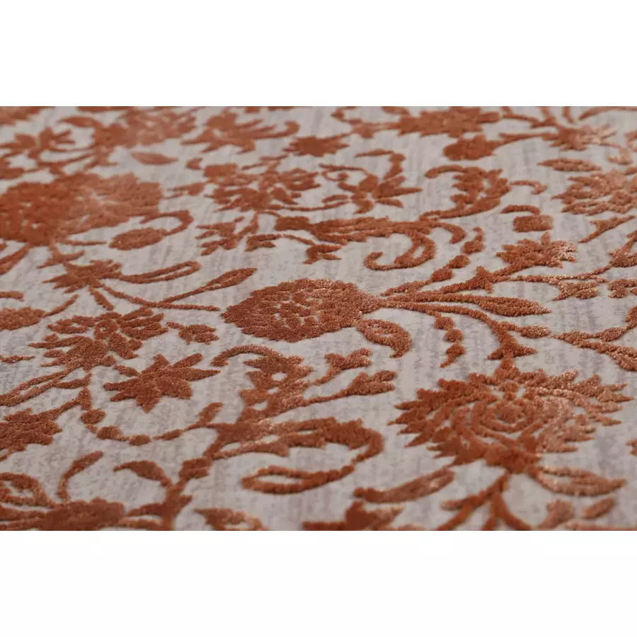 Esprit Kurzflorteppich Florida terracotta, grau
