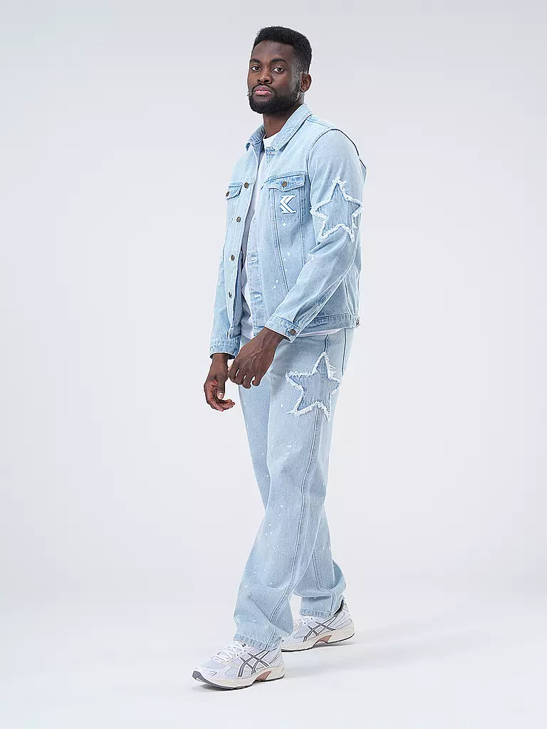 KARL KANI Jeansjacke  hellblau